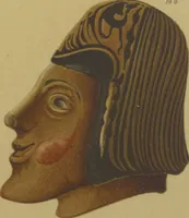 An illustration from Kultur und Industrie südamerikanischer Völker : nach dem im Besitze des Museums für Völkerkunde zu Leipzig befindlichen Sammlungen : [volume 1] / von A. Stübel, W. Reiss und B. Koppel ; Text und Beschreibung der Tafeln von Max Uhle (1889)