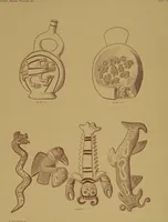 An illustration from Ancient Peruvian art : contributions to the archaeology of the empire of the Incas : [volume 2] / from his collections, by Arthur Baessler tr. by A.H. Keane . (1902)