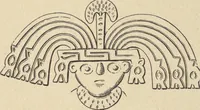 An illustration from Ancient Peruvian art : contributions to the archaeology of the empire of the Incas : [volume 2] / from his collections, by Arthur Baessler tr. by A.H. Keane . (1902)