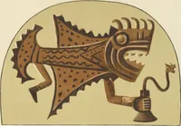 An illustration from Ancient Peruvian art : contributions to the archaeology of the empire of the Incas : [volume 3] / from his collections, by Arthur Baessler tr. by A.H. Keane . (1902)