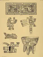 An illustration from Ancient Peruvian art : contributions to the archaeology of the empire of the Incas : [volume 4] / from his collections, by Arthur Baessler tr. by A.H. Keane . (1902)