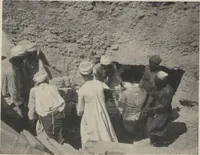 Picture 6 of 110 from Five years' explorations at Thebes : a record of work done 1907-1911 / by the Earl of Carnarvon and Howard Carter, with chapters by F. Ll. Griffith, George Legrain, George Möller, Percy E. Newberry and Wilhelm Spiegelberg ; with seventy-nine plates and frontispiece (1912), leaf 21