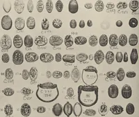Picture 101 of 110 from Five years' explorations at Thebes : a record of work done 1907-1911 / by the Earl of Carnarvon and Howard Carter, with chapters by F. Ll. Griffith, George Legrain, George Möller, Percy E. Newberry and Wilhelm Spiegelberg ; with seventy-nine plates and frontispiece (1912), leaf 258