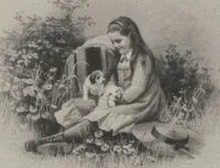 Picture 9 of 26 from Poetic thoughts, with pictures : paintings by members of the Artists' Fund Society of Philadelphia (1886), leaf 26