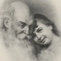 Picture 2 of 26 from Poetic thoughts, with pictures : paintings by members of the Artists' Fund Society of Philadelphia (1886), leaf 5