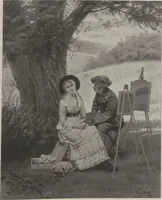 Picture 22 of 26 from Poetic thoughts, with pictures : paintings by members of the Artists' Fund Society of Philadelphia (1886), leaf 65