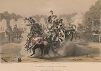 Picture 7 of 9 from The Eglinton tournament : dedicated to the Earl of Eglinton / Edward Corbould (1840), leaf 13