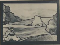 An illustration from Meisterwerke der deutschen Glasmalerei / hrsg. vom Badischen Kunstgewerbe-Verein aus Anlass der im Jahre 1901 stattgefundenen Glasmalerei-ausstellung zu Karlsruhe i. B. 100 Tafeln in Lichtdruck nebst einem Begleitwort von F. S. Meyer (1903)