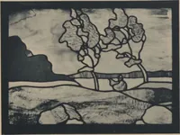 An illustration from Meisterwerke der deutschen Glasmalerei / hrsg. vom Badischen Kunstgewerbe-Verein aus Anlass der im Jahre 1901 stattgefundenen Glasmalerei-ausstellung zu Karlsruhe i. B. 100 Tafeln in Lichtdruck nebst einem Begleitwort von F. S. Meyer (1903)