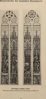 Picture 74 of 123 from Meisterwerke der deutschen Glasmalerei / hrsg. vom Badischen Kunstgewerbe-Verein aus Anlass der im Jahre 1901 stattgefundenen Glasmalerei-ausstellung zu Karlsruhe i. B. 100 Tafeln in Lichtdruck nebst einem Begleitwort von F. S. Meyer (1903), leaf 127