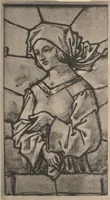 Picture 90 of 123 from Meisterwerke der deutschen Glasmalerei / hrsg. vom Badischen Kunstgewerbe-Verein aus Anlass der im Jahre 1901 stattgefundenen Glasmalerei-ausstellung zu Karlsruhe i. B. 100 Tafeln in Lichtdruck nebst einem Begleitwort von F. S. Meyer (1903), leaf 155