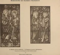 Picture 112 of 123 from Meisterwerke der deutschen Glasmalerei / hrsg. vom Badischen Kunstgewerbe-Verein aus Anlass der im Jahre 1901 stattgefundenen Glasmalerei-ausstellung zu Karlsruhe i. B. 100 Tafeln in Lichtdruck nebst einem Begleitwort von F. S. Meyer (1903), leaf 191