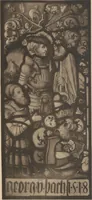 Picture 116 of 123 from Meisterwerke der deutschen Glasmalerei / hrsg. vom Badischen Kunstgewerbe-Verein aus Anlass der im Jahre 1901 stattgefundenen Glasmalerei-ausstellung zu Karlsruhe i. B. 100 Tafeln in Lichtdruck nebst einem Begleitwort von F. S. Meyer (1903), leaf 197