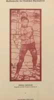 Picture 16 of 123 from Meisterwerke der deutschen Glasmalerei / hrsg. vom Badischen Kunstgewerbe-Verein aus Anlass der im Jahre 1901 stattgefundenen Glasmalerei-ausstellung zu Karlsruhe i. B. 100 Tafeln in Lichtdruck nebst einem Begleitwort von F. S. Meyer (1903), leaf 35