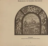 Picture 30 of 123 from Meisterwerke der deutschen Glasmalerei / hrsg. vom Badischen Kunstgewerbe-Verein aus Anlass der im Jahre 1901 stattgefundenen Glasmalerei-ausstellung zu Karlsruhe i. B. 100 Tafeln in Lichtdruck nebst einem Begleitwort von F. S. Meyer (1903), leaf 57