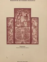 Picture 33 of 123 from Meisterwerke der deutschen Glasmalerei / hrsg. vom Badischen Kunstgewerbe-Verein aus Anlass der im Jahre 1901 stattgefundenen Glasmalerei-ausstellung zu Karlsruhe i. B. 100 Tafeln in Lichtdruck nebst einem Begleitwort von F. S. Meyer (1903), leaf 63