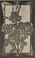 An illustration from Meisterwerke der deutschen Glasmalerei / hrsg. vom Badischen Kunstgewerbe-Verein aus Anlass der im Jahre 1901 stattgefundenen Glasmalerei-ausstellung zu Karlsruhe i. B. 100 Tafeln in Lichtdruck nebst einem Begleitwort von F. S. Meyer (1903)