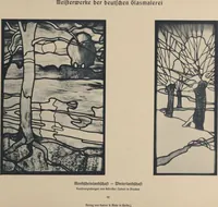 Picture 55 of 123 from Meisterwerke der deutschen Glasmalerei / hrsg. vom Badischen Kunstgewerbe-Verein aus Anlass der im Jahre 1901 stattgefundenen Glasmalerei-ausstellung zu Karlsruhe i. B. 100 Tafeln in Lichtdruck nebst einem Begleitwort von F. S. Meyer (1903), leaf 97