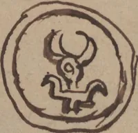 An illustration from Catalogue of the engraved gems collected between the years 1845 and 1877 by C.W. King : manuscript (1877)