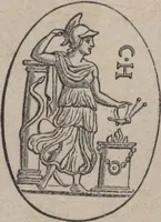 An illustration from Catalogue of the engraved gems collected between the years 1845 and 1877 by C.W. King : manuscript (1877)
