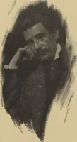An illustration from Catalogue of the Collier collection, an important collection of original drawings and paintings by distinguished American painters and illustrators, works especially executed for and exclusively reproduced in Collier's weekly, on exhibition November 1 to 8, 1905, [at] the American Art Galleries (1905)
