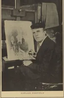 An illustration from Catalogue of the Collier collection, an important collection of original drawings and paintings by distinguished American painters and illustrators, works especially executed for and exclusively reproduced in Collier's weekly, on exhibition November 1 to 8, 1905, [at] the American Art Galleries (1905)