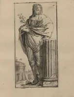 An illustration from Toneel van Sinnebeelden : geopent tot Dienst van Schilders Beelthouders etc / door A. Houbraken (1736)