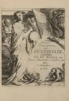 Picture 41 of 60 from Toneel van Sinnebeelden : geopent tot Dienst van Schilders Beelthouders etc / door A. Houbraken (1736), leaf 89