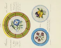 An illustration from [Beaded work] (1818)
