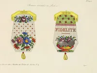 Picture 15 of 23 from [Beaded work] (1818), leaf 15