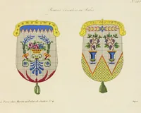 Picture 20 of 23 from [Beaded work] (1818), leaf 18