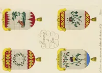 Picture 21 of 23 from [Beaded work] (1818), leaf 19