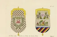 Picture 3 of 23 from [Beaded work] (1818), leaf 4