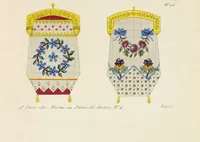 Picture 6 of 23 from [Beaded work] (1818), leaf 7