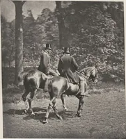 An illustration from Le tour du bois : photogravures : photographie hippique au Bois du Boulogne et Boulevard Saint-Germain (1884)