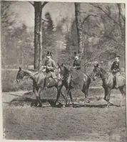 An illustration from Le tour du bois : photogravures : photographie hippique au Bois du Boulogne et Boulevard Saint-Germain (1884)