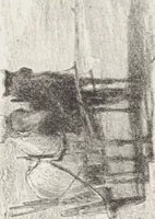 An illustration from American paintings and sculpture contributed to the "Second Prize Fund Exhibition" (1886)