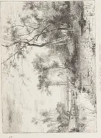 An illustration from American paintings and sculpture contributed to the "Second Prize Fund Exhibition" (1886)