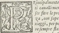 An illustration from Il trinciante / di M. Vincenzo Cervio ; ampliato, et ridotto a perfettione dal cavalier Reale Fusoritto da Narni ... ; con una bellissima aggiunta fatta nouamente dall'istesso caualier Reale .. (1593)