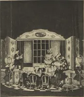 Picture 8 of 16 from American stage designs : an illustrated catalogue of the models, drawings and photographs exhibited at the Bourgeois Galleries in New York, April 5th to 26th, 1919 (1919), leaf 30