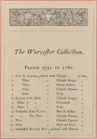 Picture 2 of 4 from Catalogue of the Worcester collection of porcelain : divided into six classes or periods, and illustrating the progress of ceramic manufacture at Worcester from its earliest period (1751) to 1862 (1863), leaf 18