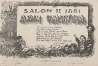 Picture 2 of 45 from Album caricatural : Salon de 1861 / par Galletti (1861), leaf 4