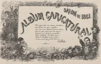 Picture 3 of 45 from Album caricatural : Salon de 1861 / par Galletti (1861), leaf 5