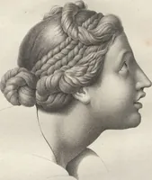 An illustration from Collections de têtes d'expressions représentant les différentes passions de l'ame : dessinées d'après les tableaux du Musée central des arts de Paris / par Jph. et Ane. Sauvage dit Lemire dédiées au citoyen Chaptel, ministère de l'Interior par J.J.F. Tassaert (1803)