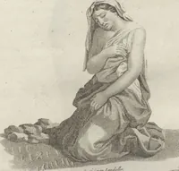 Picture 19 of 24 from Collections de têtes d'expressions représentant les différentes passions de l'ame : dessinées d'après les tableaux du Musée central des arts de Paris / par Jph. et Ane. Sauvage dit Lemire dédiées au citoyen Chaptel, ministère de l'Interior par J.J.F. Tassaert (1803), leaf 53