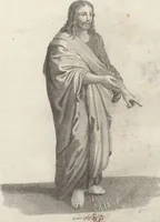 Picture 20 of 24 from Collections de têtes d'expressions représentant les différentes passions de l'ame : dessinées d'après les tableaux du Musée central des arts de Paris / par Jph. et Ane. Sauvage dit Lemire dédiées au citoyen Chaptel, ministère de l'Interior par J.J.F. Tassaert (1803), leaf 55
