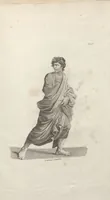 Picture 22 of 24 from Collections de têtes d'expressions représentant les différentes passions de l'ame : dessinées d'après les tableaux du Musée central des arts de Paris / par Jph. et Ane. Sauvage dit Lemire dédiées au citoyen Chaptel, ministère de l'Interior par J.J.F. Tassaert (1803), leaf 59