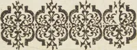 An illustration from A very proper treatise : wherein is briefly set foorth the art of limming, which teacheth the order in drawing and tracing of leters, vinets, flowers, armes, and imagerye : and the maner how to make sundry syses or groundes to lay siluer or gold vpon, and how siluer or golde shall be layed or limmed vpon the syse, and the waye to temper gold and siluer and other mettals and diuerse kindes of colours to write or to limme withall vppon velym, parchment or paper (1588)