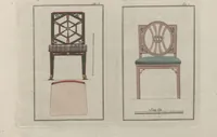 An illustration from Muster zu Zimmer-Verzierungen und Ameublements [Volume 2] (1794)