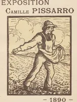 Picture 1 of 2 from Exposition d'œuvres récentes de Camille Pissarro : février 1890, Boussod, Valadon & Cie (1890), leaf 1